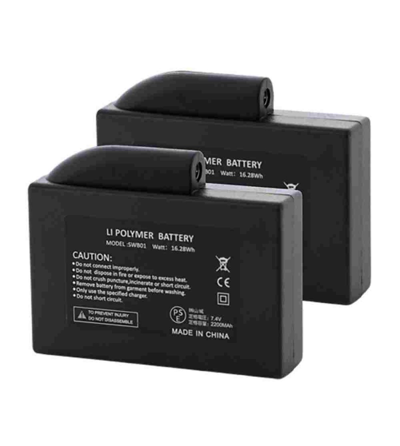 Ανταλλακτικές μπαταρίες FXR 24-Black-2 Pack