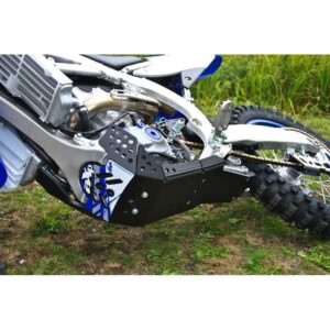 axp xtrem ποδιά κινητήρα με προστασία μοχλικού yamaha yzf450 18 22 yzf250 wrf250 wrf450 19 23 fantic xef250 21 23 black 3