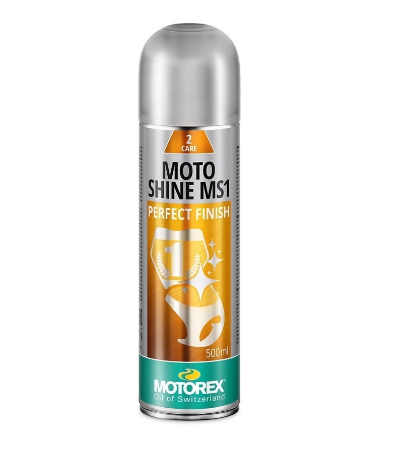 Motorex Σπρέι φροντίδας πλαστικών High Gloss Moto Shine MS1 500ml