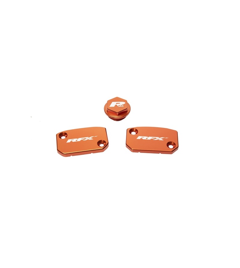 RFX Καπάκια Ergal Δοχείου Φρένου και Συμπλέκτη (Brembo) για KTM