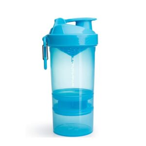 Smartshake Shaker πολλαπλών χρήσεων - Original 2GO 600ml Neon Blue