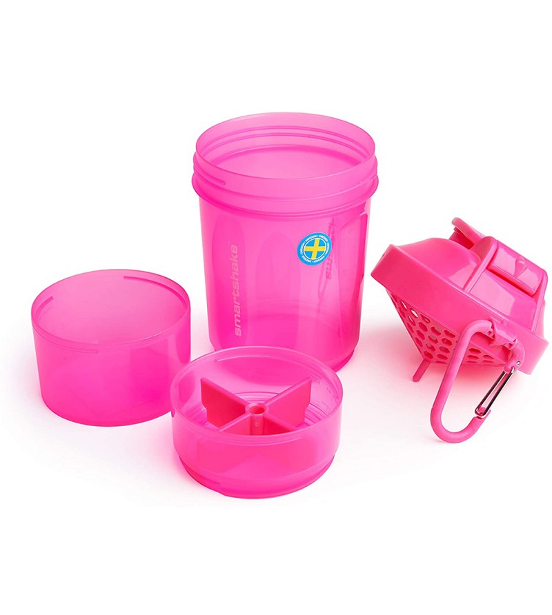 Smartshake Shaker πολλαπλών χρήσεων - Original 2GO 600ml Neon Pink 3 Smartshake Shaker πολλαπλών χρήσεων - Original 2GO 600ml Neon Pink - Image 3