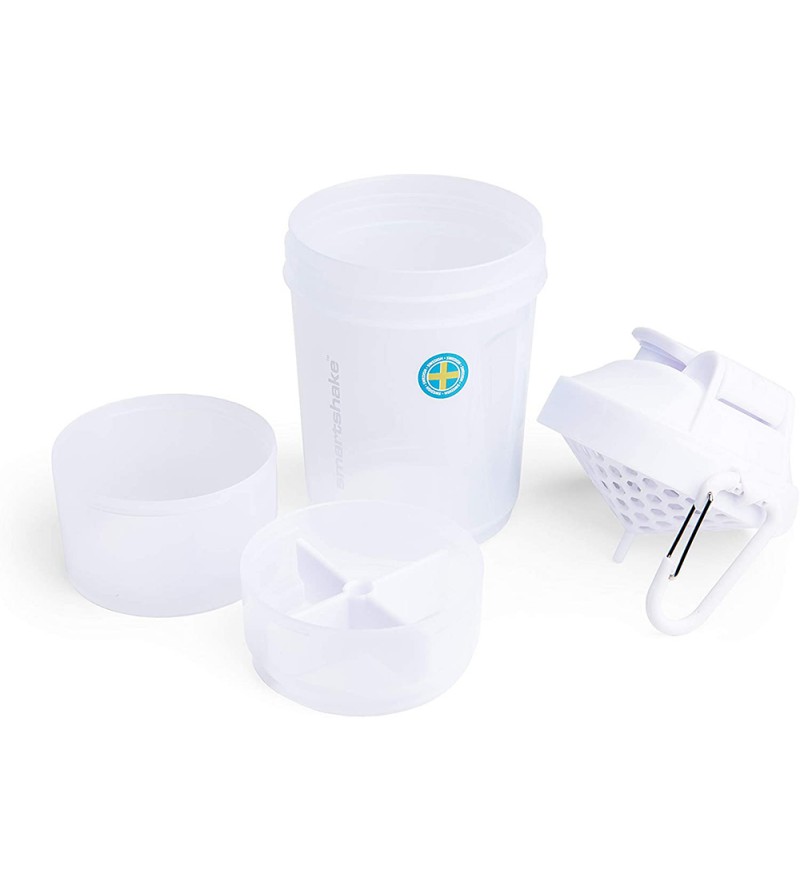 Smartshake Shaker πολλαπλών χρήσεων - Original 2GO 600ml Pure White 2 Smartshake Shaker πολλαπλών χρήσεων - Original 2GO 600ml Pure White - Image 2