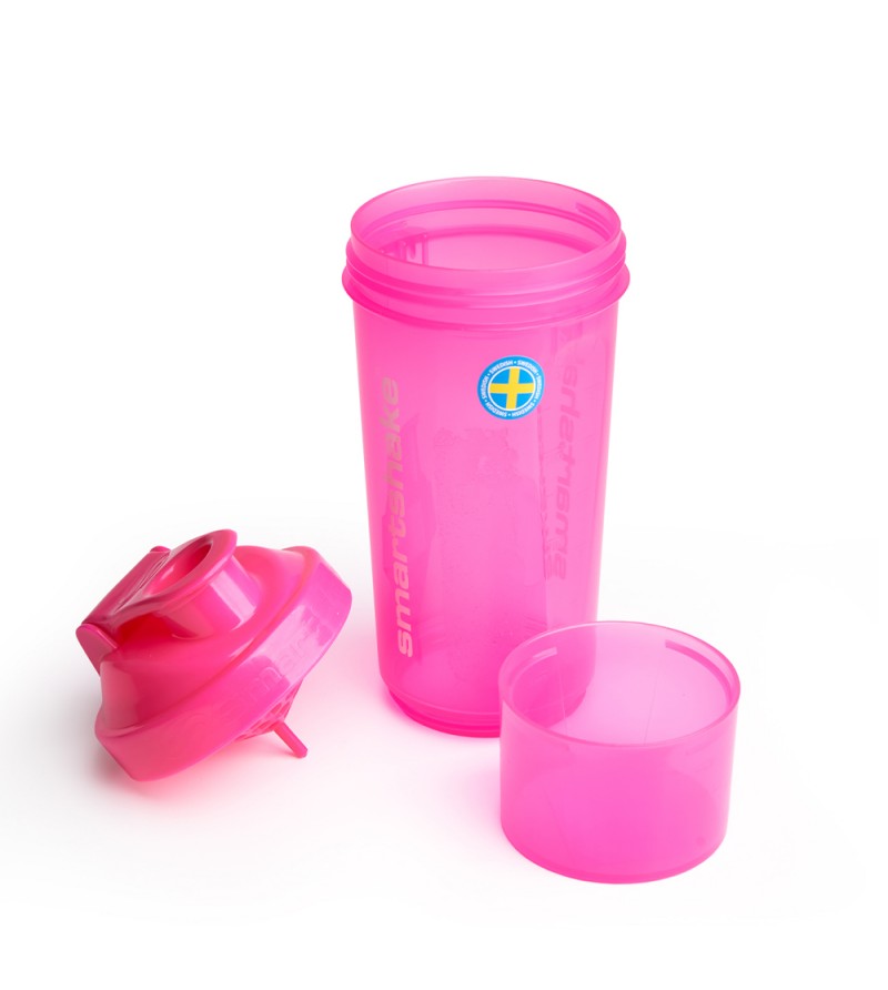 Smartshake Shaker πολλαπλών χρήσεων - Slim 500ml Neon Pink 2 Smartshake Shaker πολλαπλών χρήσεων - Slim 500ml Neon Pink - Image 2