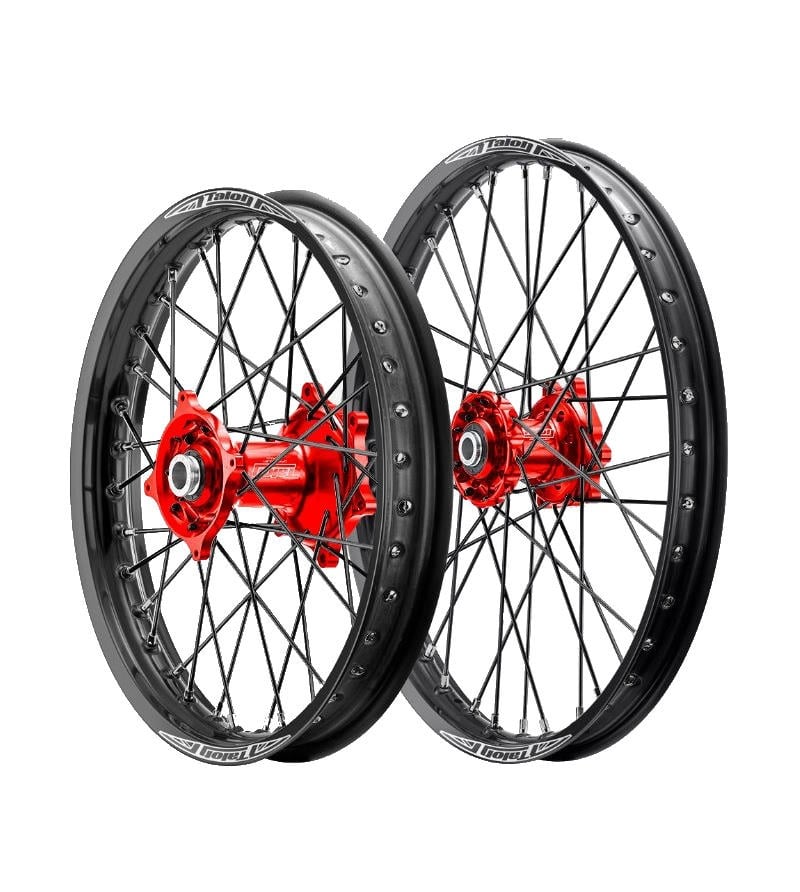 Talon Εμπρός Τροχός 21''με Billet Κέντρο για Gas Gas Enduro & Motocross Κόκκινο / Μαύρο