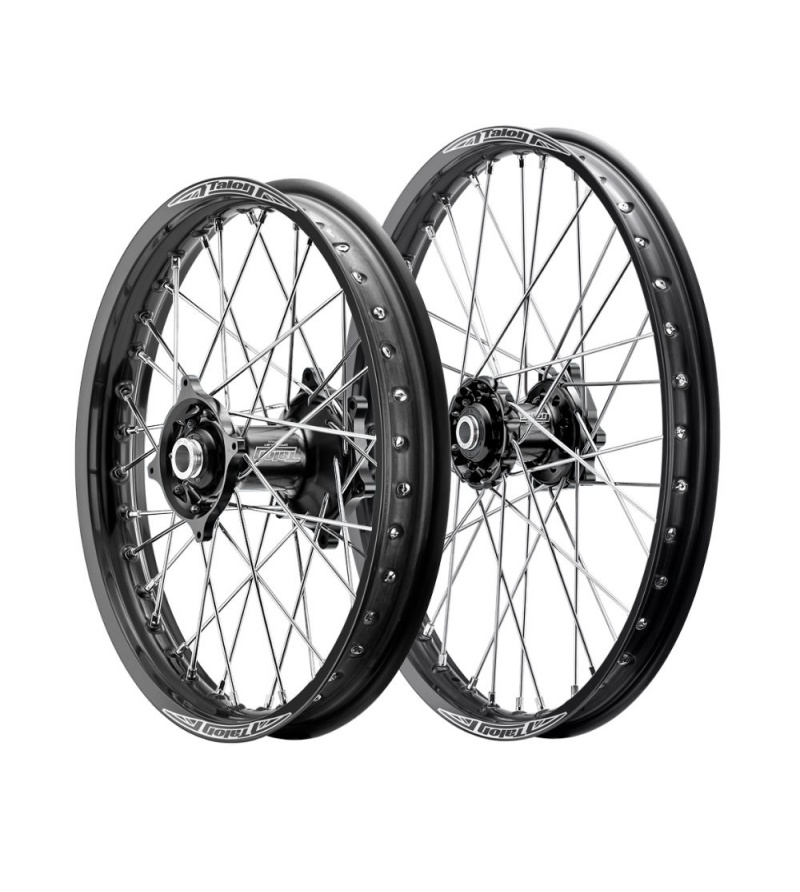 Talon Εμπρός Τροχός 21''με Billet Κέντρο για Yamaha Motocross Μαύρο / Μαύρο