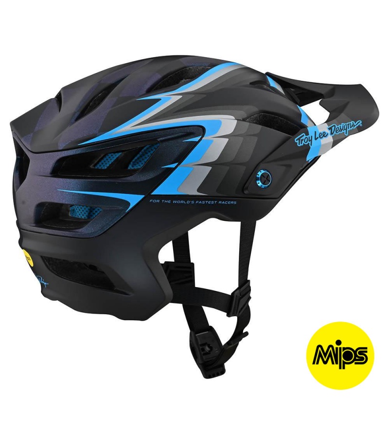 Troy Lee Designs Κράνος A3 ΜΤΒ Sideway Black 2 Troy Lee Designs Κράνος A3 ΜΤΒ Sideway Black - Image 2