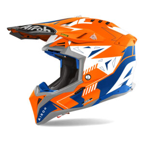 Κράνος Airoh Aviator 3 ECE 22.06 Spin πορτοκαλί fluo matt