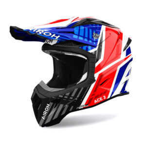 Κράνος Airoh Aviator Ace 2 ECE 22.06 Proud μπλε/κόκκινο gloss