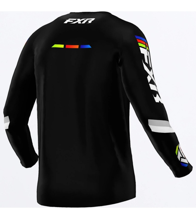 FXR Παιδική Μπλούζα MX Apex μαύρη 2 FXR Παιδική Μπλούζα MX Apex μαύρη - Image 2