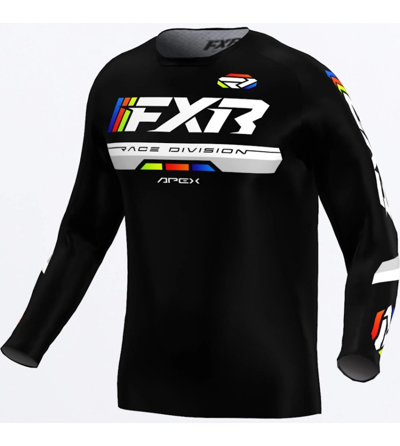FXR Παιδική Μπλούζα MX Apex μαύρη 1 FXR Παιδική Μπλούζα MX Apex μαύρη