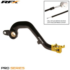 Πετάλ Πίσω Φρένου Flex, RFX Pro (Black/Yellow) Suzuki