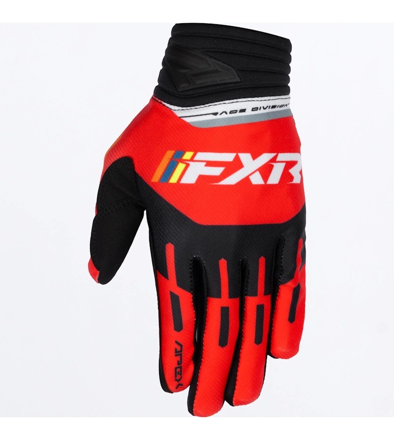 FXR-Apex MX Glove Κόκκινο/Μαύρο - Image 2