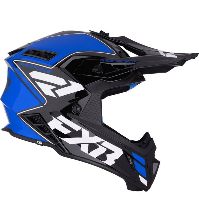 FXR Κράνος MX Helium Μπλέ / Άσπρο - Image 3