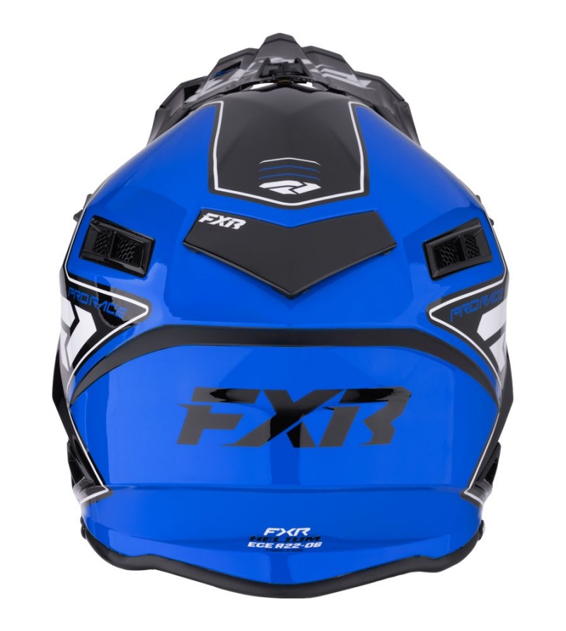 FXR Κράνος MX Helium Μπλέ / Άσπρο - Image 4