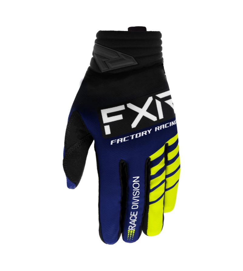 FXR Γάντια Prime Midnight/HiVis 1 FXR Γάντια Prime Midnight/HiVis