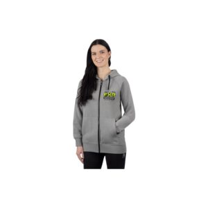 fxr ζακέτα unisex gladiator grey heather glow stick 2