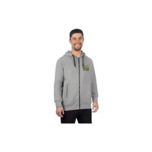 fxr ζακέτα unisex gladiator grey heather glow stick 3