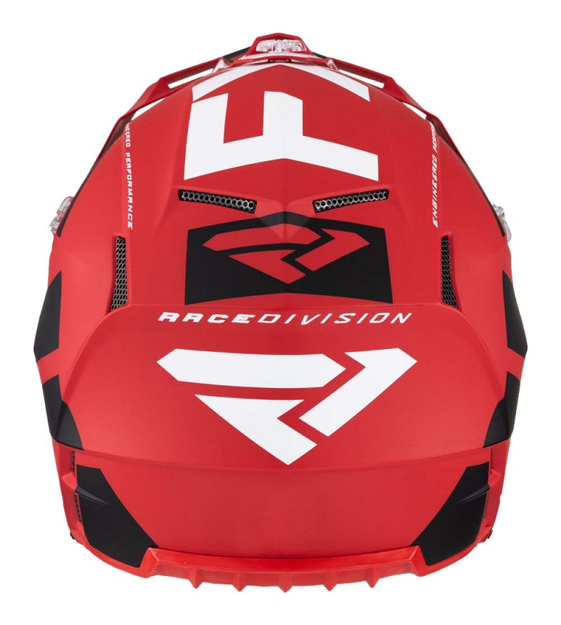 FXR Κράνος Clutch 1250gr. Evo LE (D-Rin)g Red / White / Black - Image 3