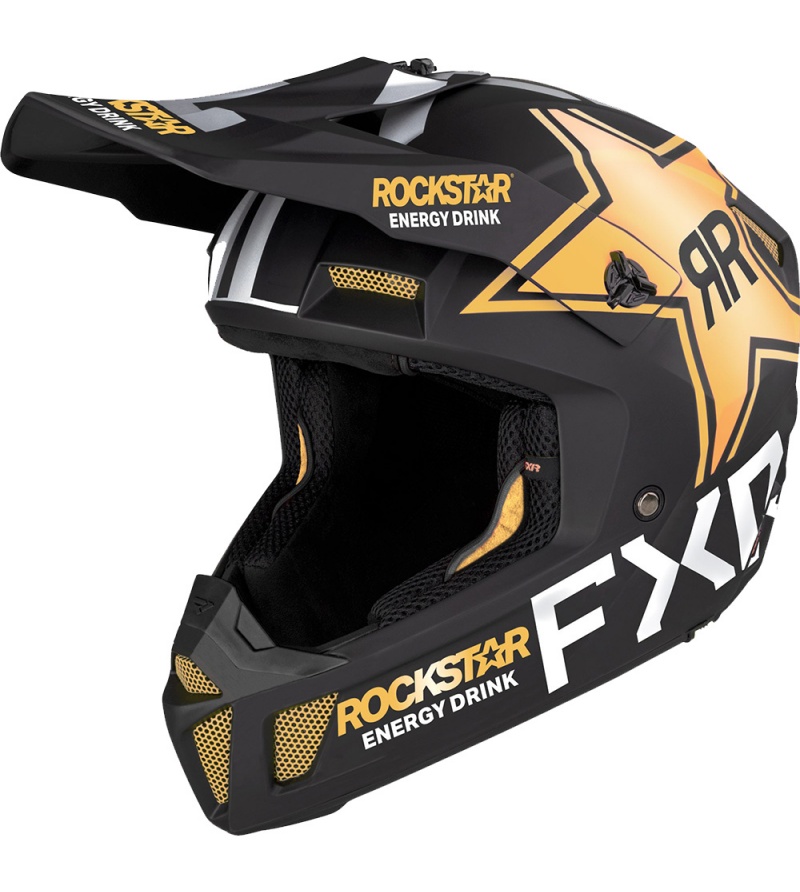 FXR Κράνος Clutch 1250gr. Rockstar (D-Rin)g Rockstar