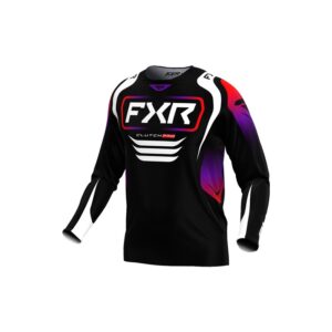 FXR Μπλούζα MX Clutch Pro Black / Red / Purple