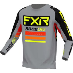 FXR Μπλούζα MX Clutch Pro Grey / Black / Hivis