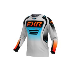 FXR Μπλούζα MX Clutch Pro Grey / Sky / Orange