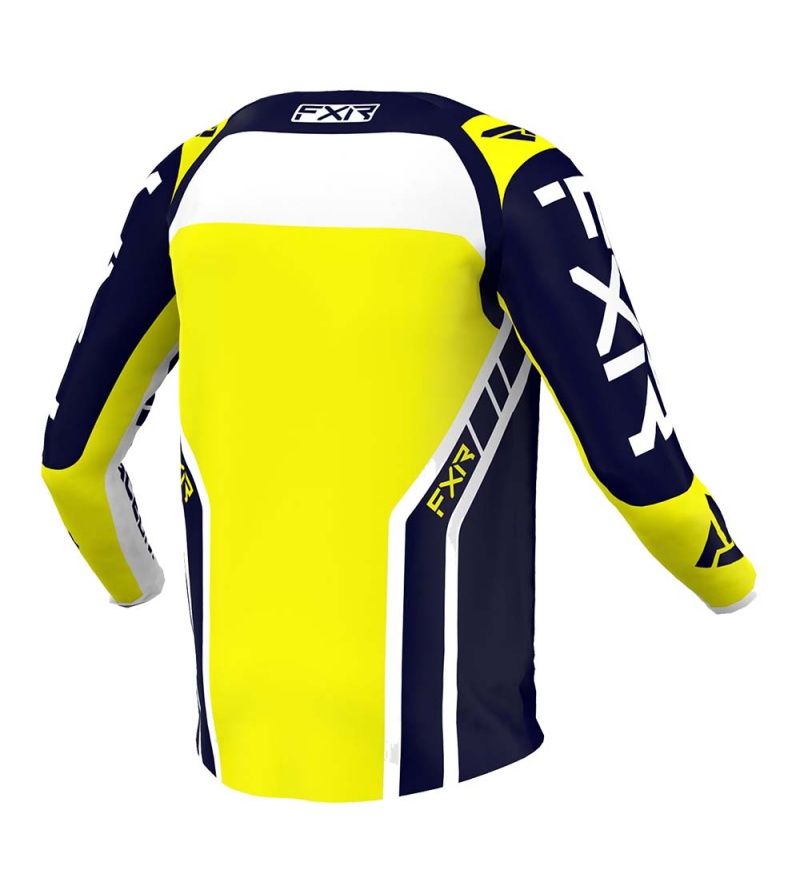 FXR Μπλούζα MX Clutch Pro Midnight / White / Yellow - Image 2