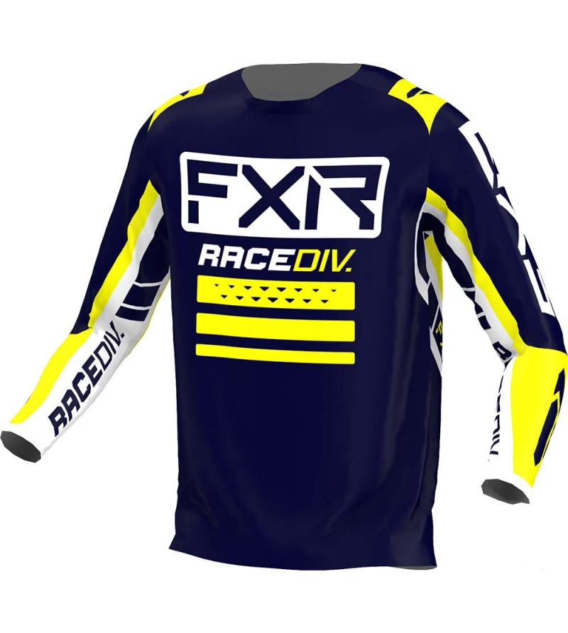 FXR Μπλούζα MX Clutch Pro Midnight / White / Yellow