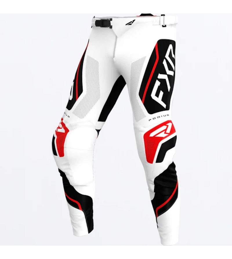 FXR Παντελόνι MX Podium Relay White / Black / Red