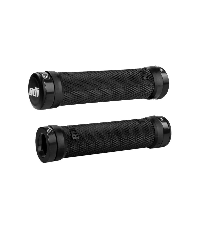 ODI Χειρολαβές ΜΤΒ Ruffian Lock On Bonus Pack Black / Black