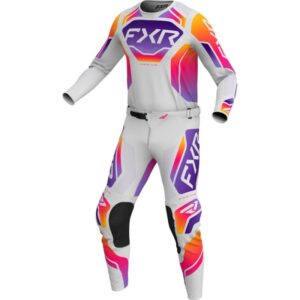 Στολή FXR MX Podium Relay Grey / Purple / Tang