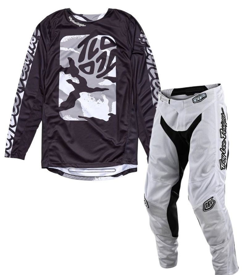 Στολή MX GP Pro Boxed in Black / AIR Mono White