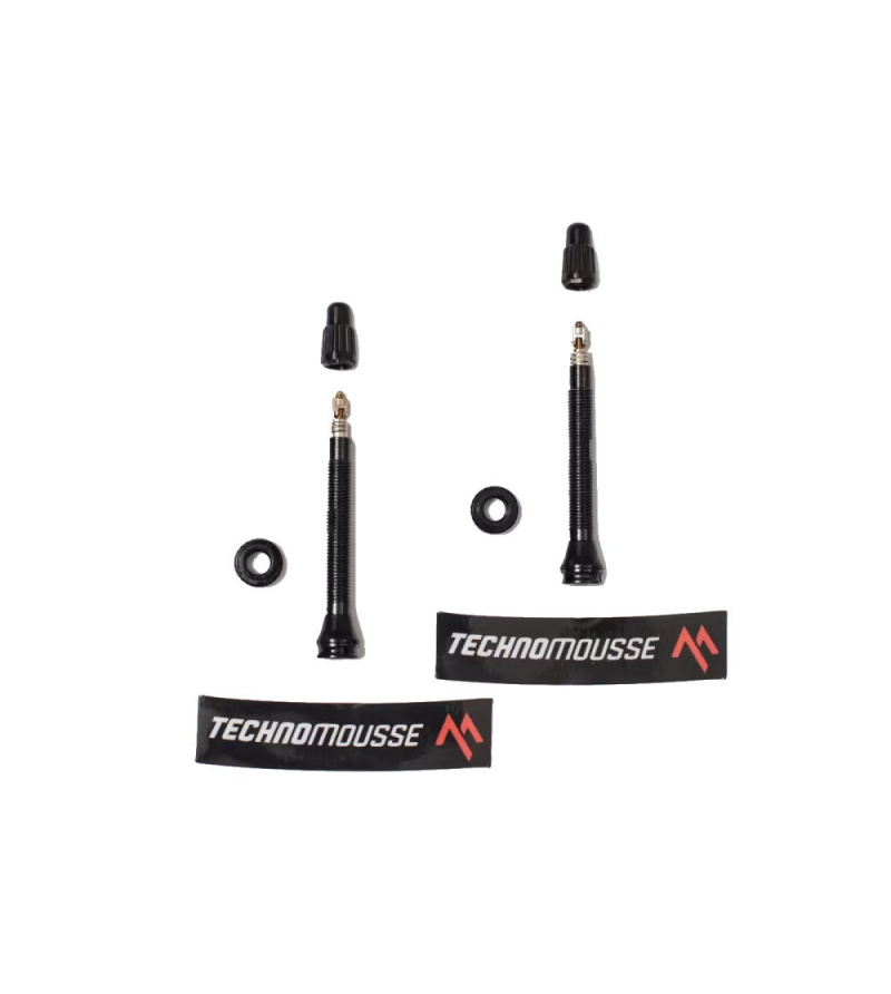 Technomousse Tubeless Valve Red Poison 55mm