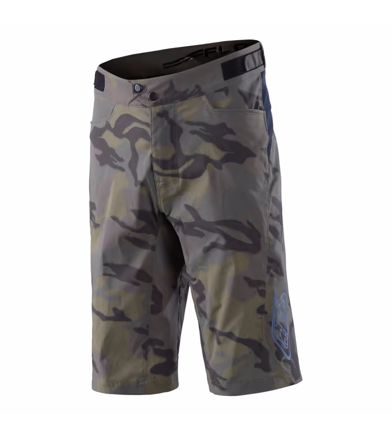 Troy Lee Designs Βερμούδα MTB Flowline w/ Liner Spray Camo Army 1 Troy Lee Designs Βερμούδα MTB Flowline w/ Liner Spray Camo Army