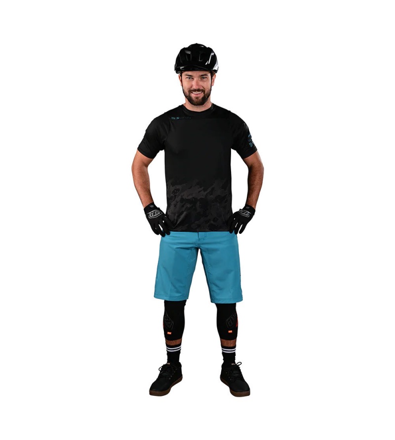 Troy Lee Designs Βερμούδα MTB Skyline Air Shell Mono Azure 2 Troy Lee Designs Βερμούδα MTB Skyline Air Shell Mono Azure - Image 2