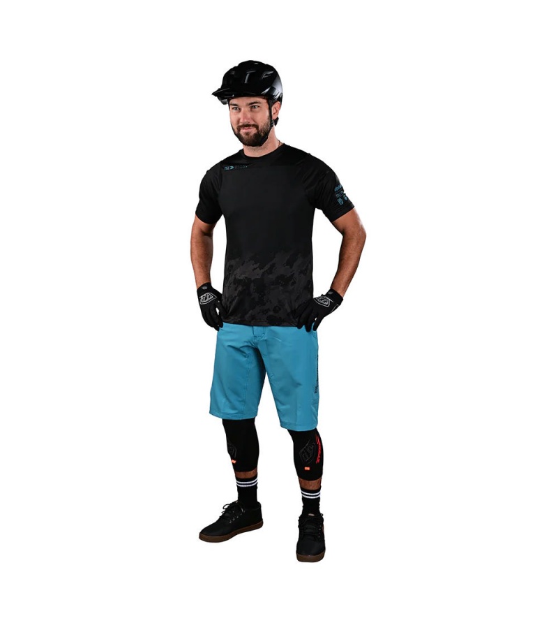 Troy Lee Designs Βερμούδα MTB Skyline Air Shell Mono Azure 4 Troy Lee Designs Βερμούδα MTB Skyline Air Shell Mono Azure - Image 4
