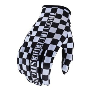 Troy Lee Designs Γάντια MTB Flowline Checkers White / Black