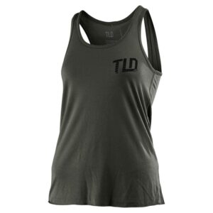 Troy Lee Designs Γυναικεία Αμάνικη Μπλούζα Trackside Tank Military Green