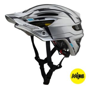 Troy Lee Designs Κράνος A2 ΜΤΒ Sliver Silver / Burgundy