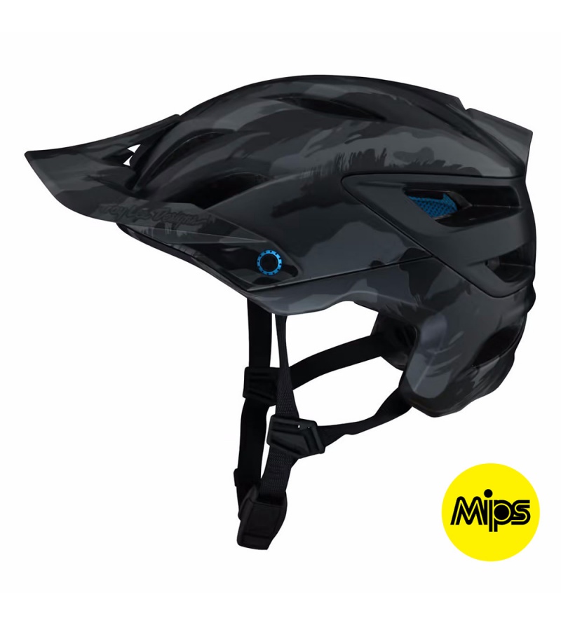 Troy Lee Designs Κράνος A3 ΜΤΒ Brushed Camo Blue