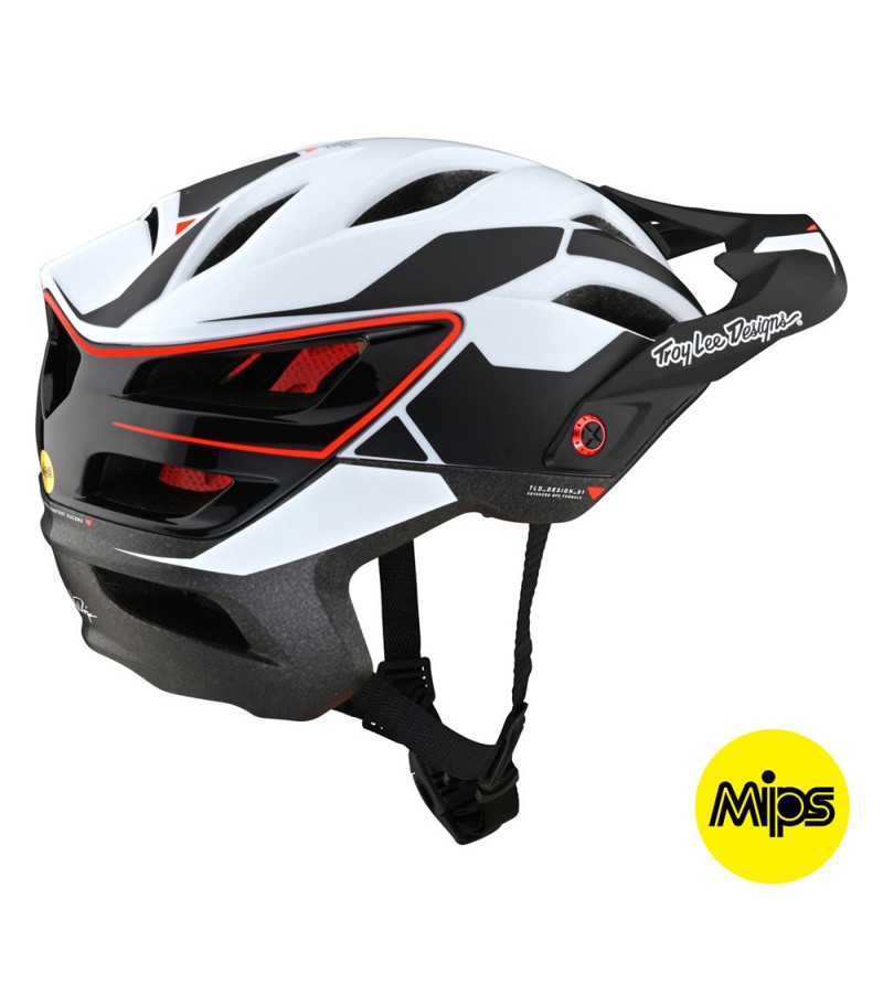 Troy Lee Designs Κράνος A3 ΜΤΒ Proto White - Image 2