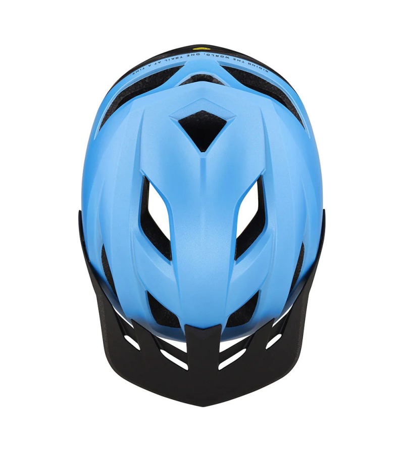 Troy Lee Designs Κράνος Flowline Orbit Oasis Blue / Black - Image 2