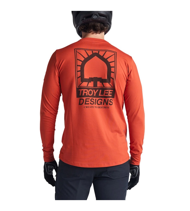 Troy Lee Designs Μπλούζα MTB Ruckus Create to Destroy Brick - Image 3