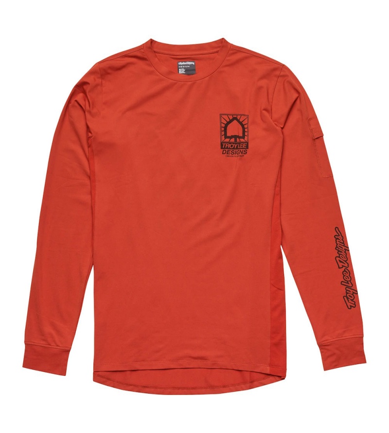 Troy Lee Designs Μπλούζα MTB Ruckus Create to Destroy Brick