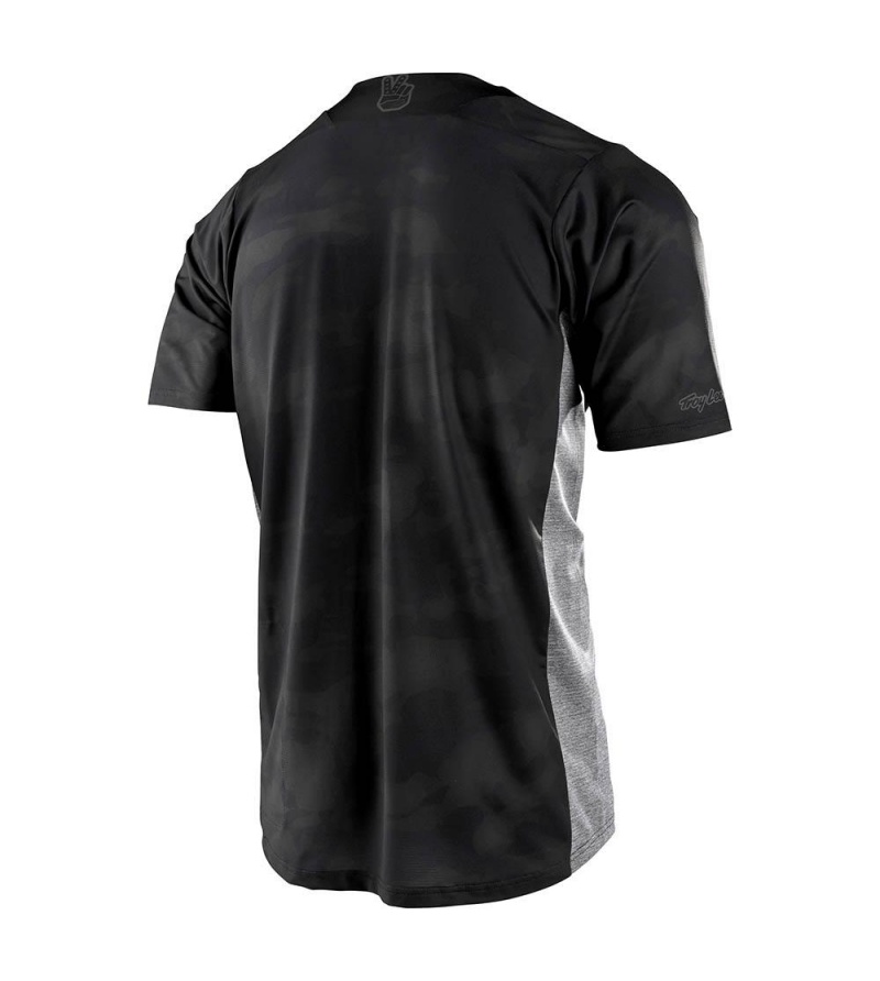 Troy Lee Designs Μπλούζα MTB Skyline Camber Camo Heather Light Gray / Black - Image 2