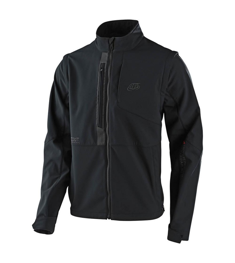 Troy Lee Designs Μπουφάν Enduro Scout Solid Black