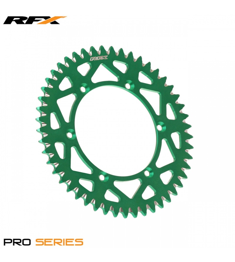Γρανάζι Πίσω Αλουμινίου RFX Elite για Kawasaki KX65 00-22 (Green 47T)