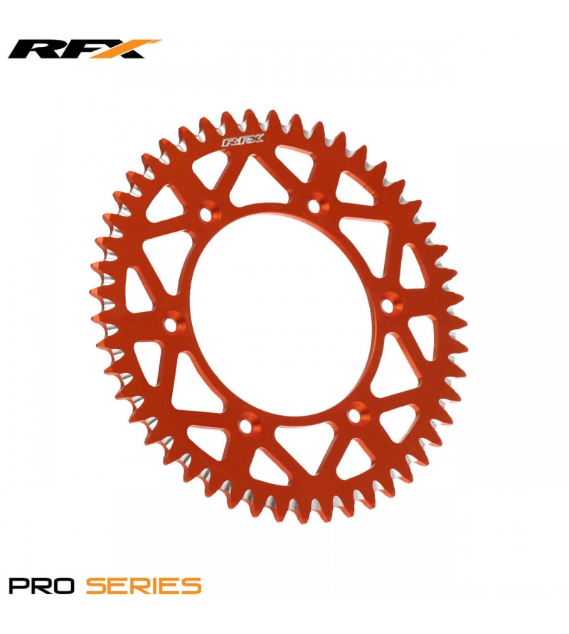 Γρανάζι Πίσω Αλουμινίου RFX Elite για KTM SX85 03-25 (Orange 49T)