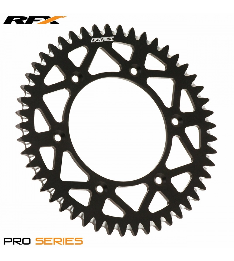 Γρανάζι Πίσω Αλουμινίου RFX Elite για Suzuki RM & RMZ (Black 49T)